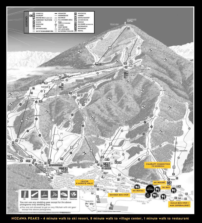 Villa Nozawa Peaks Exterior foto